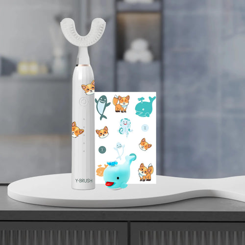 view of a New Y-Brush KidsBrush Sonic Electric Toothbrush (4-12 years old)