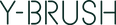 Y-Brush logo in green against transparent background